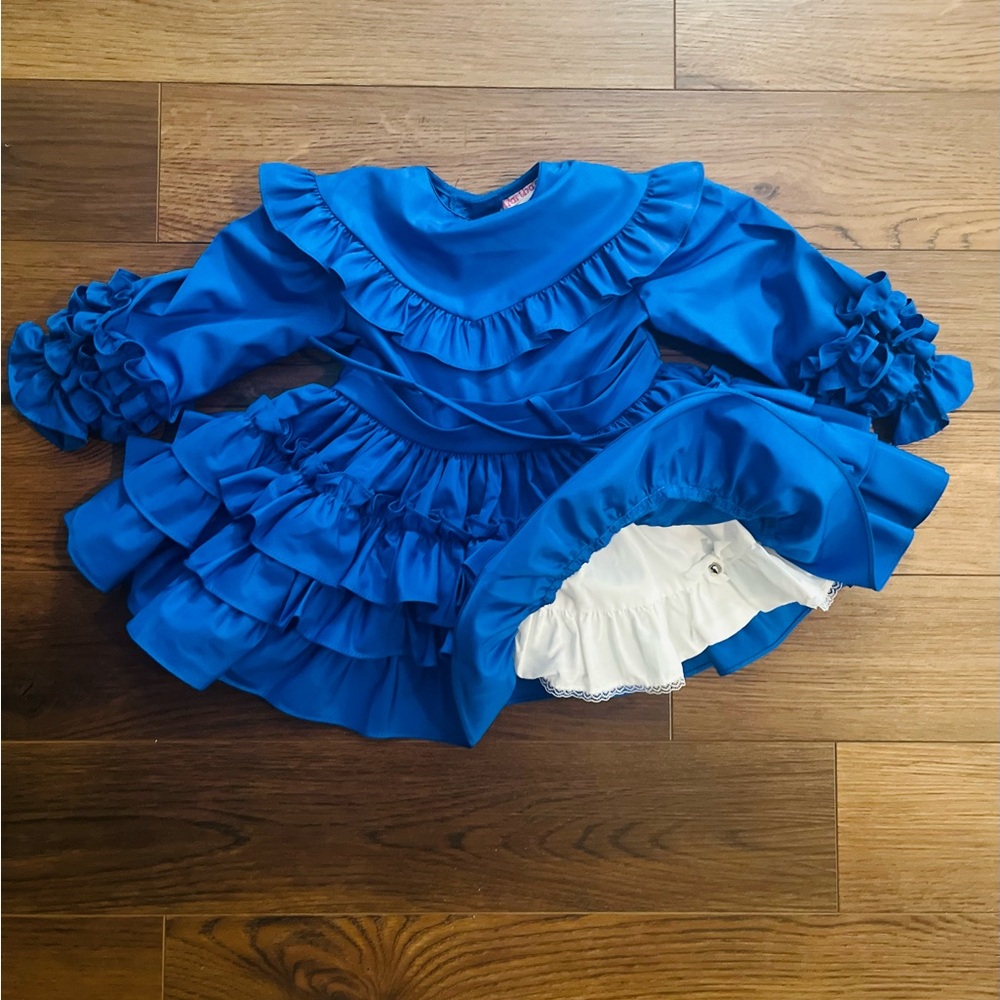 Martha’s Minatures vintage pageant dress size 3T blue like new.